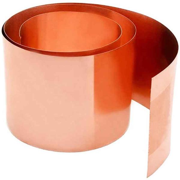 Thin Copper Foil Conductive Strip Roll for Industrial Lithium Batteries-Industrially Processed and Bending Cutting Services