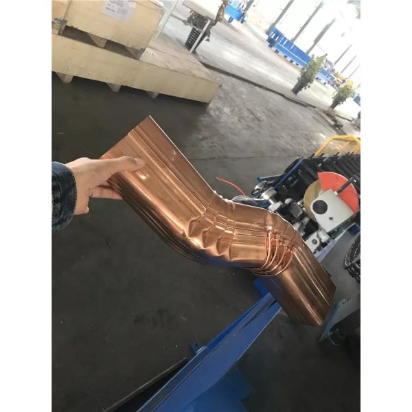 Квадратная труба Downspout меди 0.6mm формируя машину 3 участка