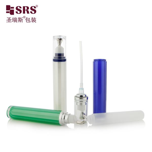 LR001-15ML High Quality No Leakage Acrylic Customization Eye Serum Cosmetic Packaging Applicator Metal