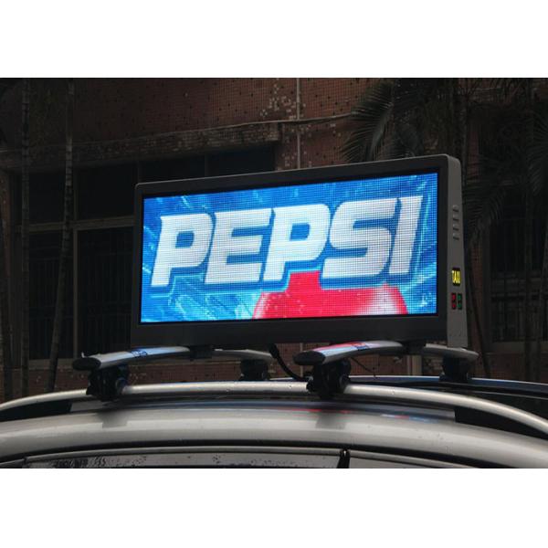 Great Waterproof Outdoor Fixed LED Display Moving Text Advertising Taxi Top Screen