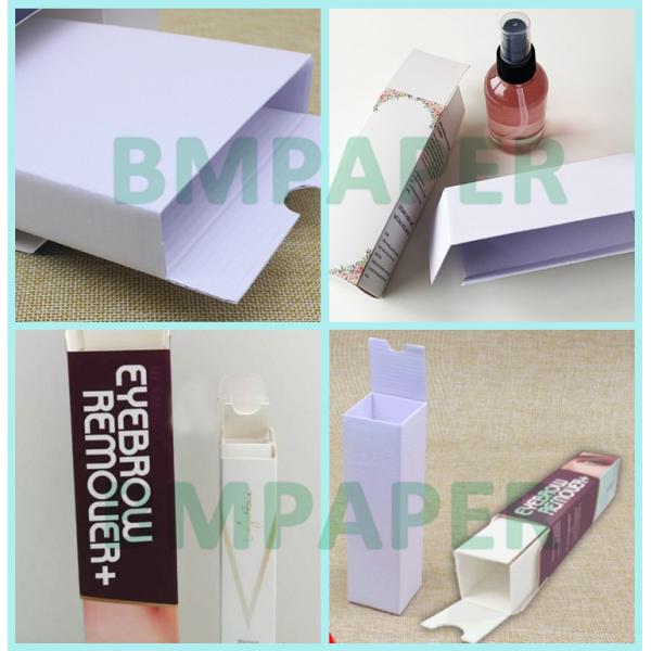 1.5MM 3слойная белая гофрированная доска для косметических коробок Линейка E Флейта 69 x 99CM