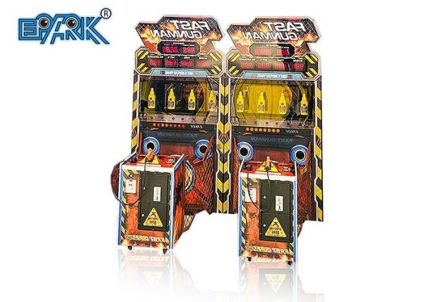 Coin Operated Fast Shooter Latest Fast Gunman Shooting Video Game Machine For Sale