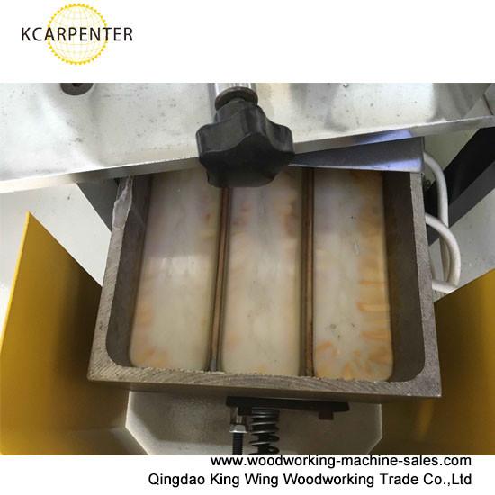 Full automatic PVC edge banding machine KC307D with gluing end cutting rough  fine trimming scraping buffing functions