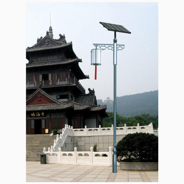 la protection de l'environnement menée solaire de transmissivité spécifique élevée exempte d'entretien de lumière de jardin a mené le réverbère solaire