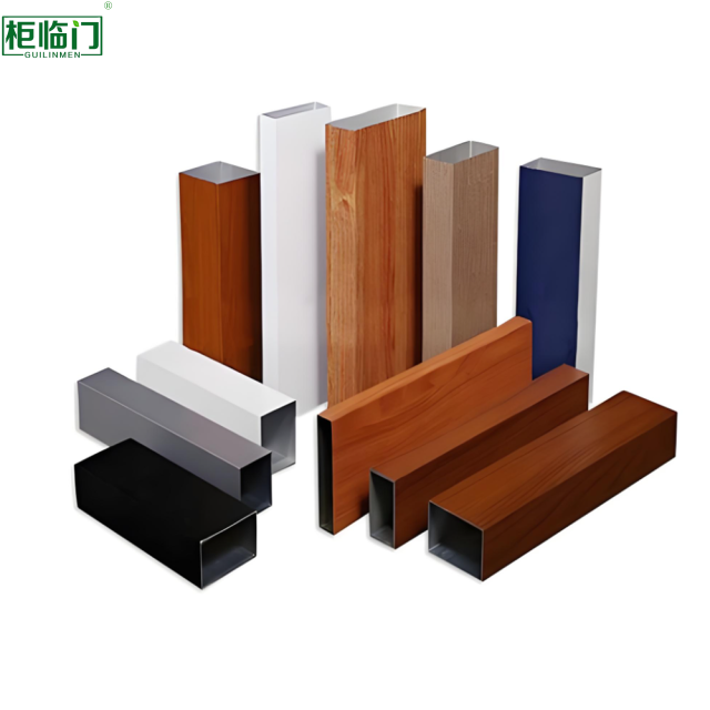 Rectangular / Square 6061 6063 Aluminum Hollow Tube For Building Decoration