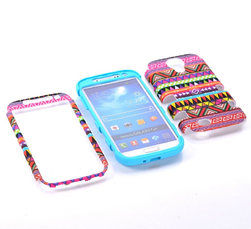 Africa Tribe PC Phone Case Blue For Samsung Galaxy S4