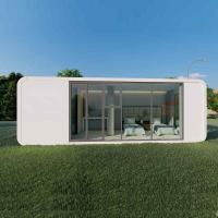 Galvanized Steel Frame Small House Prefabricated Capsule Container House Luxury Space Capsule House