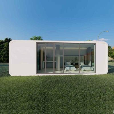 Galvanized Steel Frame Small House Prefabricated Capsule Container House Luxury Space Capsule House