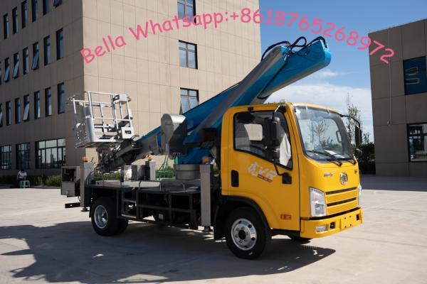 21m 23m 25m 29m 38m 45m Aerial Bucket Truck Mounted Aerial Working Platform Aerial Lift Truck With Bucket
