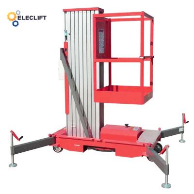 8m/Min Aluminum Lift Platform Self Propelled Single Man Lift 1.2mx0.8m
