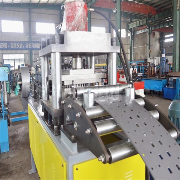 Supermarket Shelves Rack Upright Roll Forming Machine 16 Steps Roller