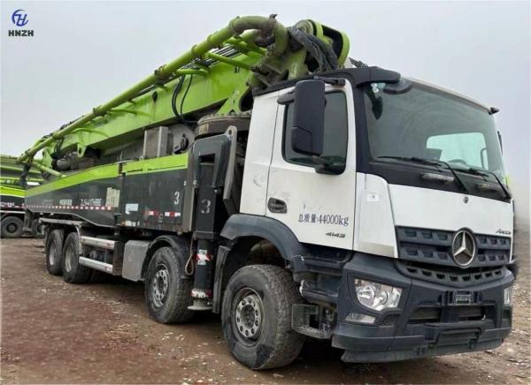 2021 Second Hand Zoomlion Pump Truck ZLJ5442THBBE 59X-6RZ Cement Transport Equipment 59M For Sale