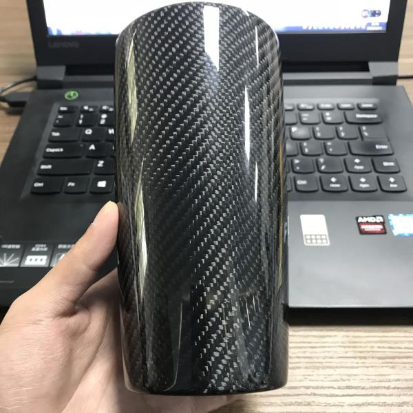 Custom Gorgeous Carbon Fiber Stainless Steel Water Cup for Vehicle Use
