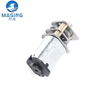 Moteur de transmission N20 à courant continu 12V 2000 Rpm Moteur à courant continu à couple élevé avec boîte de vitesses