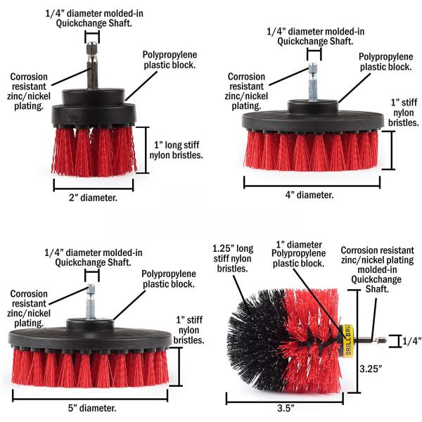 Detailing Brush  19Pcs Автомобильные детализации щетки набор для авто детализации чистки автомобиля мотоцикла интерьера
