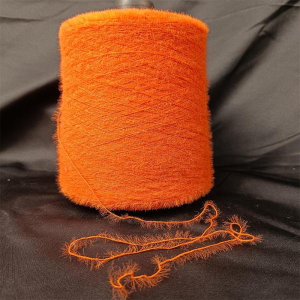 0.9cm 1.3cm 2.0cm chaud et doux fil de nylon Mink fil pour faire écharpe
