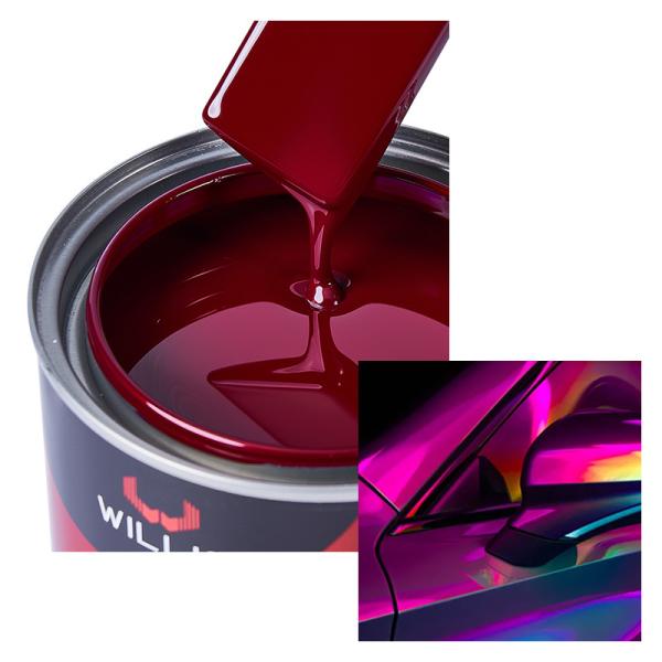 Chameleon Pearl Custom 1K Car Paint High Color Light Change，Acrylic Car Spray Paint
