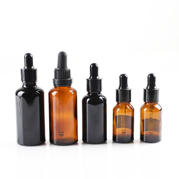 Косметика эфирного масла янтарная упаковывая со стеклянной капельницей 15ml