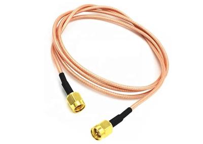 High Performance 50ohm RF Adapter Cable / 0.5m RG6 SMA Coaxial Cable