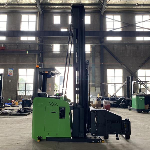 Three Way Electric Forklift Stacker 1500kg 3m 4m VNA All Electric Hydraulic Pallet Forward Forklift Truck