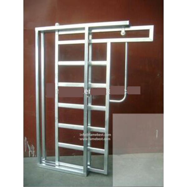 Heat Treated Iron Sliding Sheep Gates Panels , Heavy Duty Corral Fence Panels