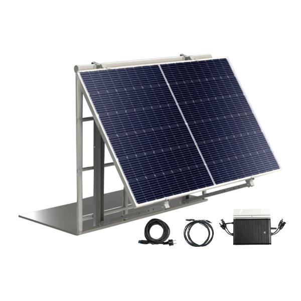 Avcon 800W-1000W Balcony Solar Monocrystalline Solar Panel Kit with MPPT Controller 220V Micro Inverter Complete Home System