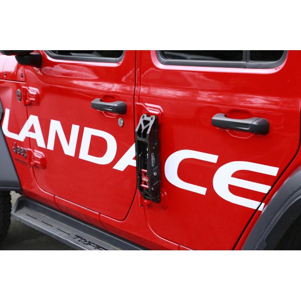 Сверхдорожная спираль алюминия боковые двери панцирь складной шаг педаль для Jeep Wrangler