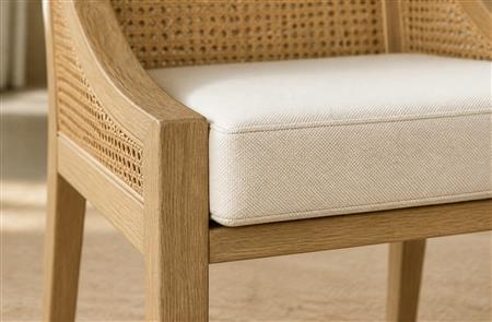 NATURAL CANE DINING CHAIR CYC-027-NAT