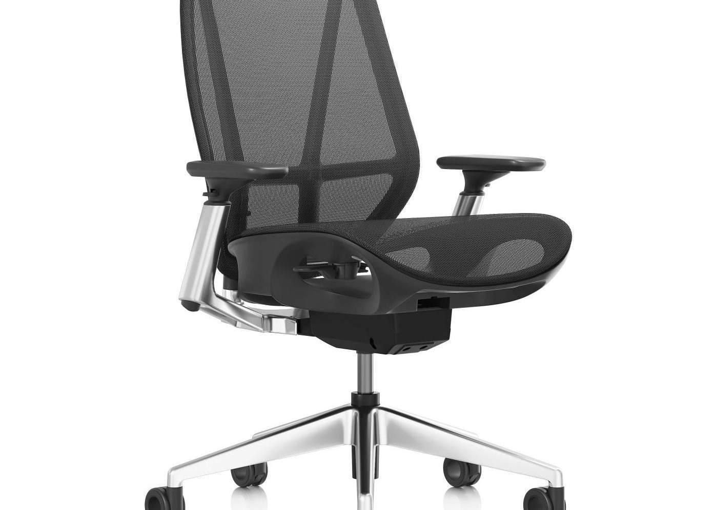 Hup Comfortable Office Chair with Adjustable Backrest Spine Support and H-Shaped Design Task Chair