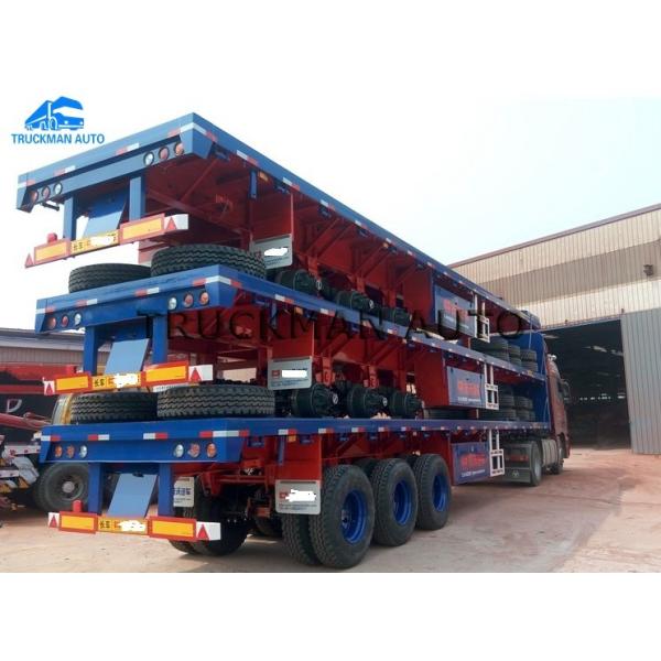 40T-80T  3x13/16ton FUWA /BPW Axle Container Semi Trailer