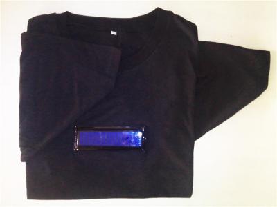 Blue color LED sign T-shirt multi-language supported