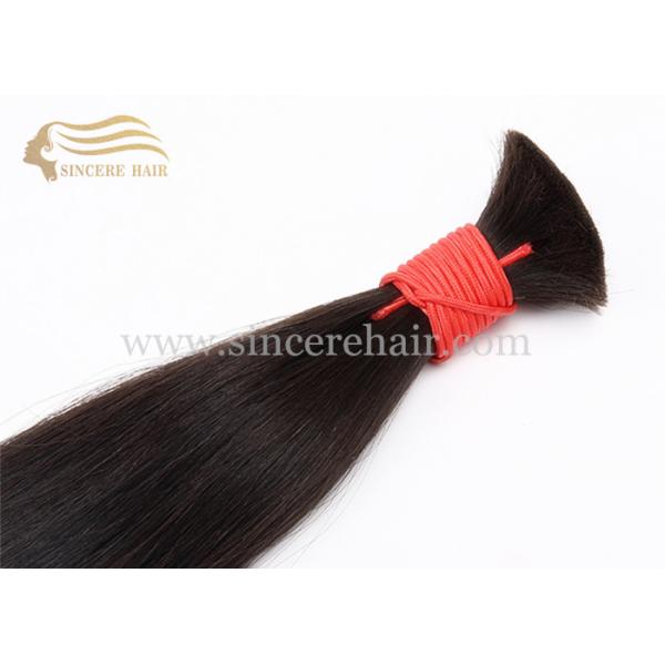 50 CM Bulk Human Hair Extensions, 20" Black Straight Real Remy Human Hair Bulk Extensions For Sale 50 CM Bulk Human Hair Extensions, 20