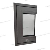 Haute sécurité thermique faite sur commande de profil de portes coulissantes de coupure de double vitrage d'alliage d'aluminium
