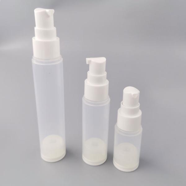 Lotion Pump Pressure 15ml Airless Dispenser Bottles Empty Screen Printing