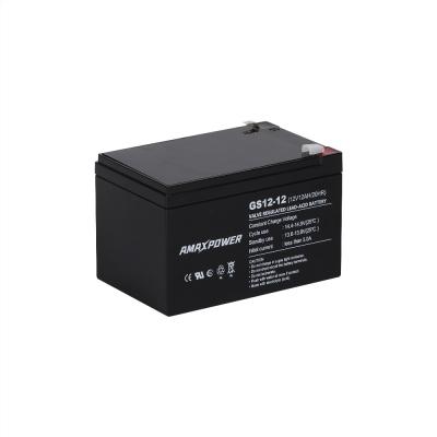 Amaxpower 12v 12ah VRLA Lead Acid Battery Deep Cycle Battery For Solar Ups