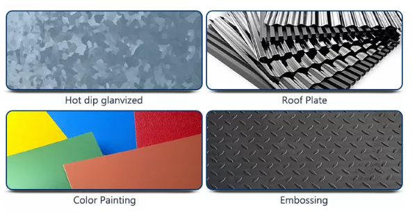 DC51D гальванизировало EN DIN ASTM плиты Z275G/M2 GB JIS листа цинка стального листа гальванизированный