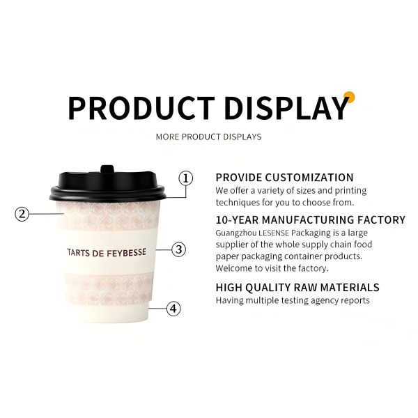 Eco Friendly Coffee Single Wall Paper Cups For Vending Cup Machine
