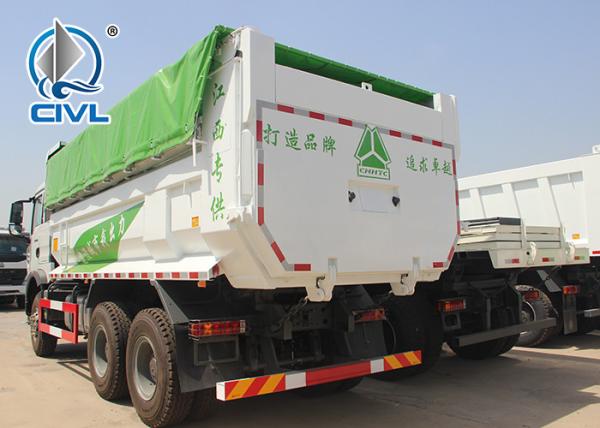 Diesel Engine Tri Axle Dump Truck Best Heavy Duty Truck Yellow Color