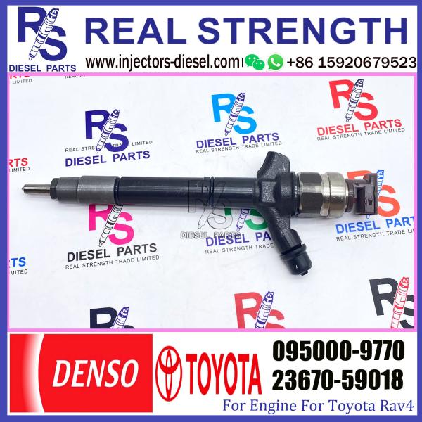 Common Rail Diesel Injector 095000-8060 095000-9770 23670-5104 for Toyota LandCruiser 1VD-FTV 70 Series