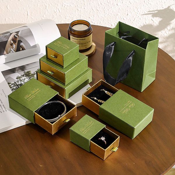 Latest advanced brand drawer boxes, environmentally-friendly recyclable materials packaging boxes, perfume customized gift boxes