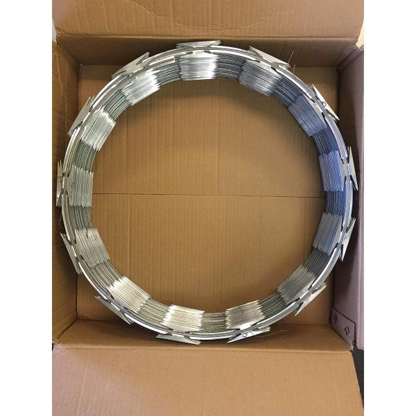 BTO -22 Stainless Steel Razor Blade Barbed Wire,Fence Concertina Razor Wire