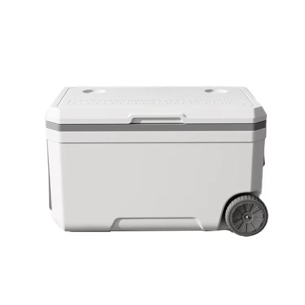 Phefon 70L Ice Cooler Box With Wheels Support Customize Logo