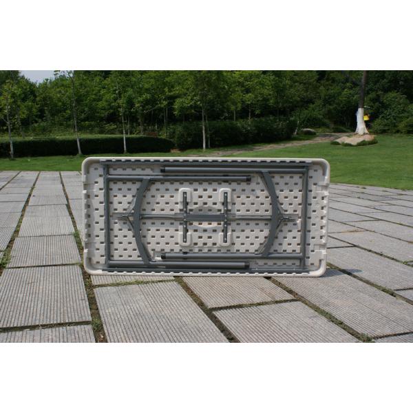4 Feet Plastic Outdoor Foldable Dining Table Height Adjustable