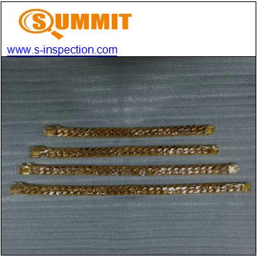 Gold Dog Collars Product Quality Inspection , 128-218USD Manufacturing Inspection