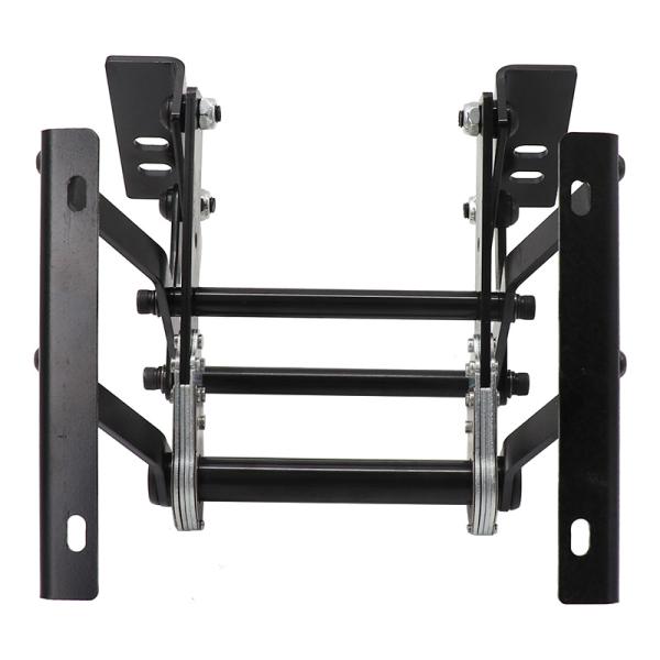 manual Adjustable leg rest support in a car seat