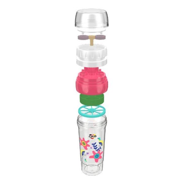 Convenient Dosage Control Plastic Bottle for Carrying Powder Eco-Friendly and Durable