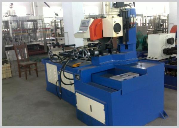 Handle Bar Steel Tube Cutting Machine , Full Automatic Metal Tube Cutting Machine
