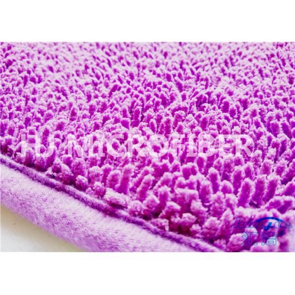 Циновка для домашней пользы, циновка Microfiber Non-Выскальзования пурпуровая ванны Microfiber