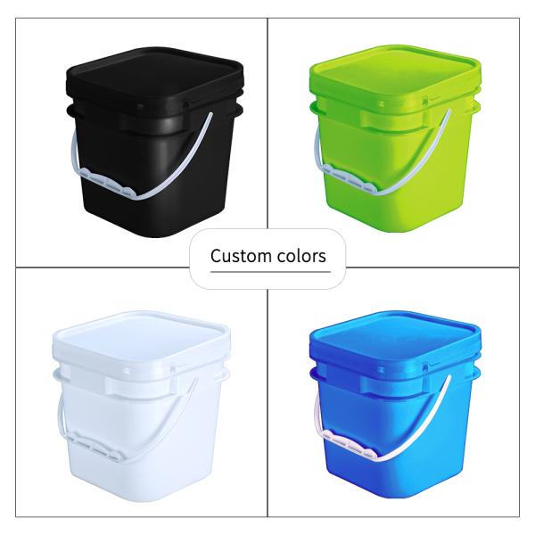 Chemical Drum 160L Square 5 Gallon Bucket With Handle 720g