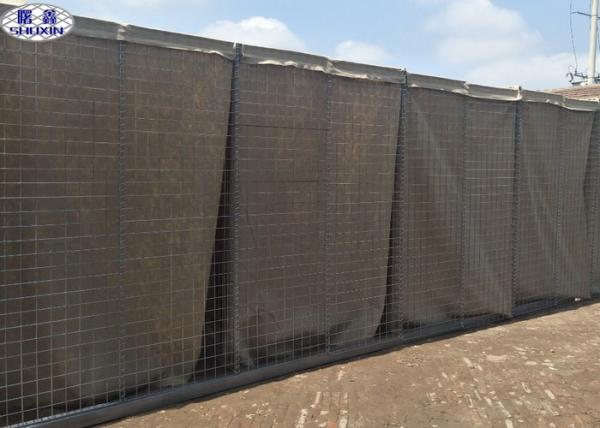 Certification militaire faite sur commande d'OIN du grillage soudée par Hesco 5mm de boîte de Gabion